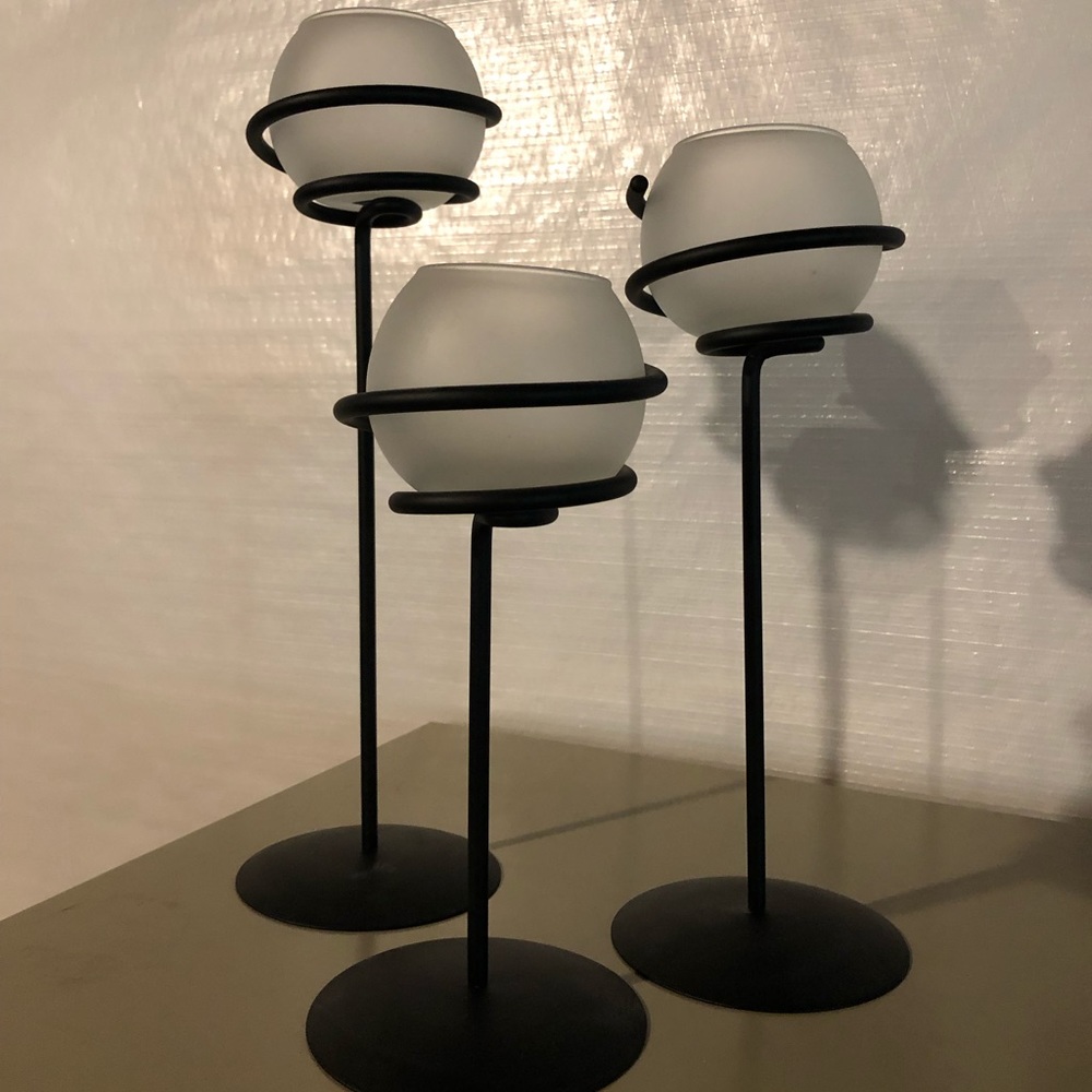 Partylite Spiral light candle holders